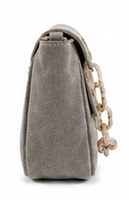 Sac bandoulière Gravs en cuir suédé de qualité supérieure, style vintage bohème japonais, sacoche de selle pour femme avec chaîne, sac à bandoulière de luxe pour l'été