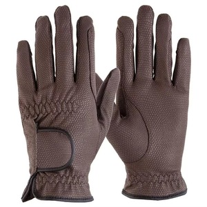 Custom Winter Horse Riding Gloves Printed Touch Screen Compatible Equestrian Leather Full <b>Finger</b> Gloves Wholesale Anti Slip - Product Image 3