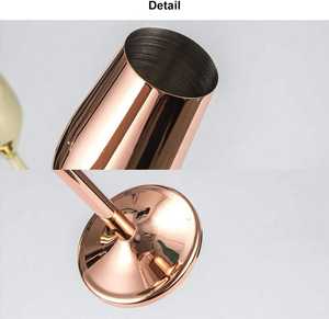 Copas Reutilizables de Acero Inoxidable de Alta Calidad Bold Blossom, Capacidad de 301-400 ml, Ideales para Mocktails - Product Image 4