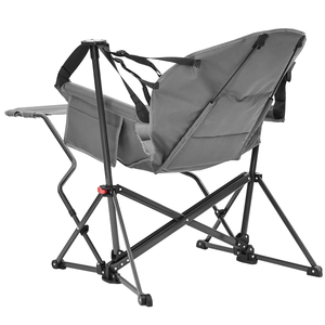 Chaise de jardin en aluminium de style bois, type carton MD08 CAMPING, design moderne, mobilier d'extérieur en alliage d'aluminium. - Product Image 5
