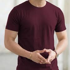 T-shirt confortable en mélange de coton à col rond pour tous les jours, avec une coupe droite et des manches courtes lisses pour un style fiable. - Product Image 3
