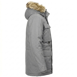 Durable Hooded Wax Cotton <b>Jacket</b> Front Logo Casual Outdoor Windproof Warm Lightweight Comfortable Mens Womens Fashion Outerwear - Product Image 4