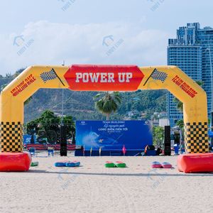 Arco Inflable Cuadrado para Team Building, Bomba de Aire Eléctrica, Diseños Diversos, 6 Meses de Garantía - Product Image 4