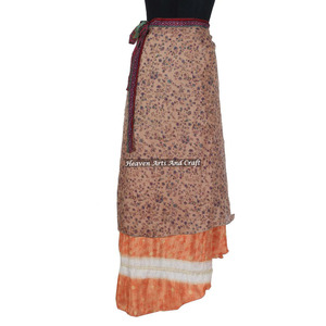 Falda Larga Envolvente de Seda India, Venta en Línea, Fabricante y Mayorista de Jaipur, Australia - Product Image 2