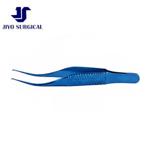 Pinzas Corneales Profesionales Troutman-Barraquer Colibri de Titanio con Mango Plano de 0.12 mm, 1x2 Dientes, 45 Grados, para Cirugía Ocular de Precisión - Product Image 4