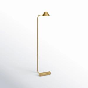 Lámpara de Pie de Arco Contemporánea con Base Pesada para Lectura Junto al Sofá y Luz Ambiental - Product Image 1