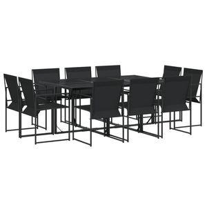 Conjunto de Comedor para Jardín en Negro - Product Image 2