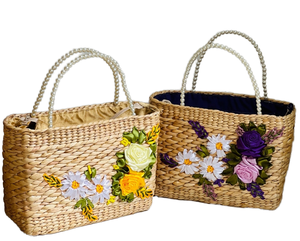 2024 Top vente femmes grande capacité Mini qualité sacs à main dame Style paille sac de plage et panier de plage exportés au Vietnam - Product Image 2