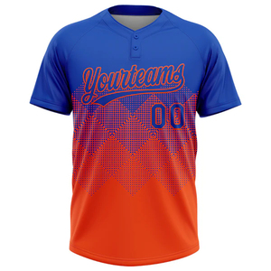 Breathable Two Button Baseball Softball Jersey Uniform Youth Adults Men Women <b>Athletic</b> Team Apparel - Product Image 1