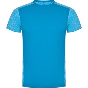 เสื้อยืดผู้ชายสีขาวดำ คอโอ แขนสั้น ทรงสปอร์ต ทรงปกติ ผ้าถัก แห้งเร็ว ลายเรียบ - Product Image 5