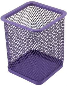 Porte-crayons en métal maillé pour bureau et école, porte-stylos, accessoires de bureau, porte-pinceaux de maquillage, logo personnalisé, soudage - Product Image 4