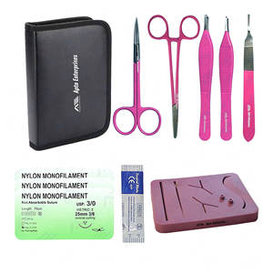 Pour la formation de Suture d'étudiant Kit de pratique de Suture en acier inoxydable de qualité supérieure Instruments médicaux chirurgicaux - Product Image 1