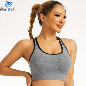 Wholesale Women Yoga Sports Bra Breathable Stretch Fitness Crop <b>Top</b> High Impact Gym Workout Activewear Clothing - Product Image 2