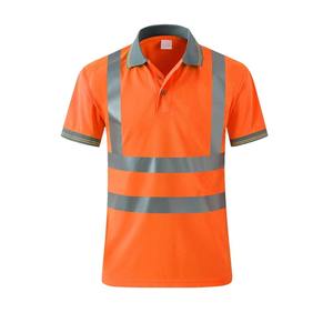 Camiseta de Seguridad para Hombre al por Mayor, de Poliéster con Líneas Reflectantes, en Varios Colores, Cómoda, con Logotipo Personalizado, Camiseta de Trabajo - Product Image 4