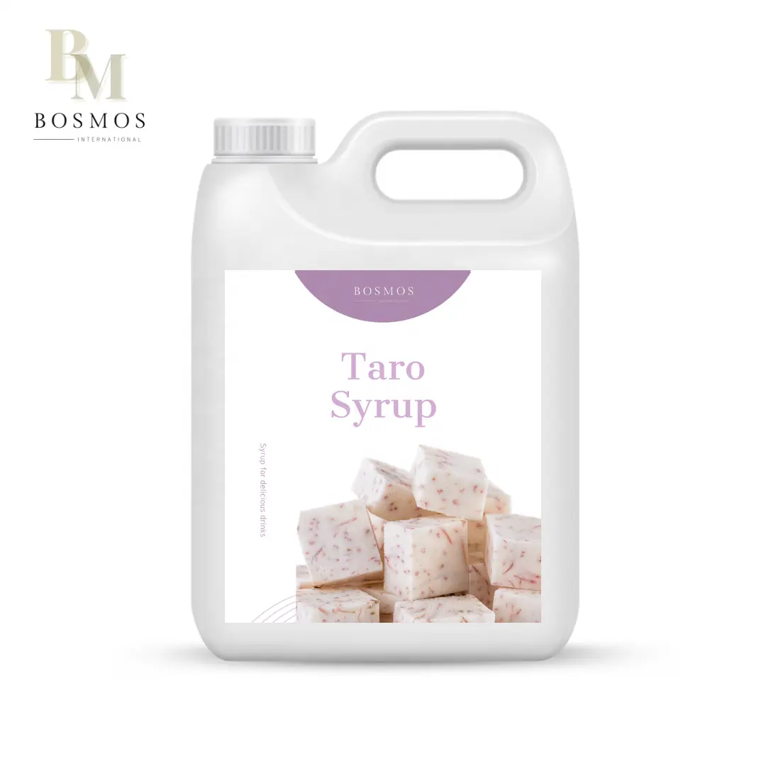 Bosmos _ сироп Таро 2,5 кг-лучший поставщик Тайваньского Пузырькового чая, концентрированный сироп пузырьковый чай