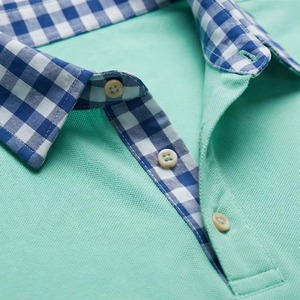 เสื้อโปโลผ้าฝ้ายคุณภาพสูงแบบเรียบง่ายสำหรับกอล์ฟ สีตามสั่ง - Product Image 4