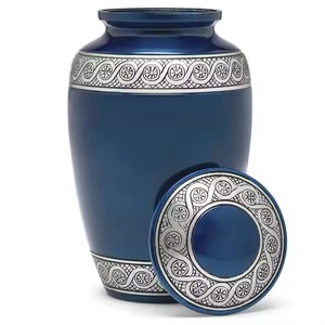 Urne funéraire en métal Arbre de Vie vert pour cendres humaines, taille standard, urne commémorative pleine grandeur pour cendres de homme et de femme, urne décorative - Product Image 5