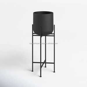 Top qualité jardinière Pot support pour décor à la maison plantes support fer pour intérieur extérieur en pot décor à la maison fleur support métal - Product Image 1