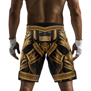 New Design Custom MMA/BJJ Training <b>Shorts</b> Breathable 100% Polyester Microstretch Fabric OEM Service <b>Grappling</b> <b>Short</b> - Product Image 3