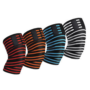 Bandes de maintien pour genoux, protections pour genoux, manchons de protection pour la musculation et les sports de force - Product Image 1