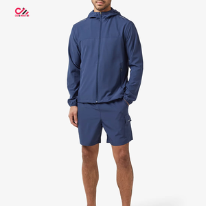 Ensemble coupe-vent en nylon, design personnalisé, haute qualité, survêtement imperméable deux pièces avec nouveau design, tenue décontractée, ensembles coupe-vent - Product Image 2