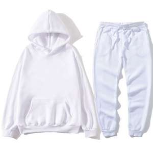 Factory Sale OEM Women's Fleece Hoodies & Pants Jogging Tracksuit Sweatpants Sweatshirt Fashion Brand Casual Pullover 2022 New - Product Image 5