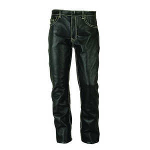 Pantalons en cuir élégants pour hommes, pantalons de mode personnalisés, fabrication haut de gamme OEM ODM, coupe confortable - Product Image 1