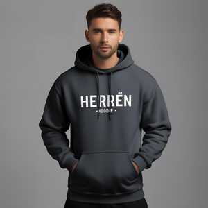 เสื้อฮู้ดดี้ผู้ชายผ้าฝ้ายแท้ 100% หนานุ่ม สไตล์วินเทจสั่งทำพิเศษ - Product Image 2