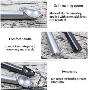 Cuchara para Helado de Aluminio Más Vendida - Cuchara Flexible, Reutilizable, Portátil y Apta para Lavavajillas para Servir Gelato y Postres Congelados - Product Image 2