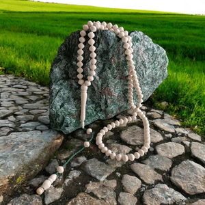 Tasbih Misbaha Musulmán de 99 Cuentas de Hueso de Camello y Búfalo Auténtico para Oración Islámica - Product Image 3