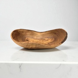 Grand saladier en bois fait main, écologique, en bois de manguier, design rustique élégant, idéal pour les banquets, les fêtes et la restauration - Product Image 3
