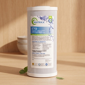 Filtre de retrait des PFAS et de la chloramine CTO de 5 microns pour systèmes de filtration au point d'utilisation, matériau certifié NSF - Product Image 1