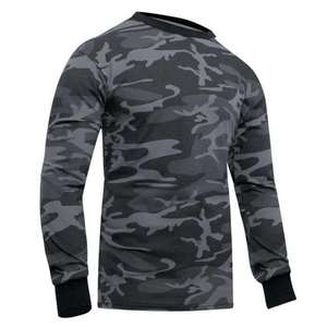 เสื้อเบสเลเยอร์สำหรับล่าสัตว์แบบมีฉนวนกันความร้อนลายพรางต้นไม้จริงสำหรับผู้ชาย ผลิตจากผ้าสแปนเด็กซ์/โพลีเอสเตอร์ สำหรับกิจกรรมกลางแจ้ง แขนยาว ป้องกันการระคายเคือง - Product Image 1