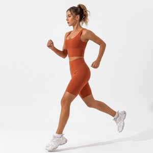 Ensemble de yoga pour femmes grandes tailles, vêtements de sport sans couture, tenue de fitness respirante, vêtements de sport à séchage rapide - Product Image 5