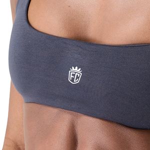 Sujetador deportivo sin costuras para mujer, color azul marino intenso, para yoga, gimnasio, fitness, entrenamiento, soporte elástico, cintura alta, ropa deportiva - Product Image 5