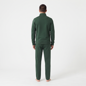 Survêtement de sport pour homme avec logo personnalisé, fermeture éclair intégrale, jogging, vêtements de fitness, 2 pièces, vente en gros - Product Image 6