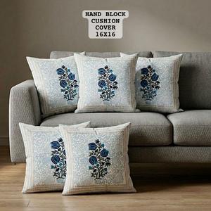 Housses de coussin en coton de qualité supérieure, faites à la main, imprimées, pour canapé, salon, chambre à coucher, décoration, disponibles en gros - Product Image 1