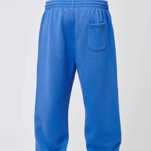 Mens Custom Logo Streetwear <b>Stacked</b> <b>Joggers</b> Soft Cotton Casual Sweatpants With Pocket Comfortable Breathable Fit men's pants - Product Image 2