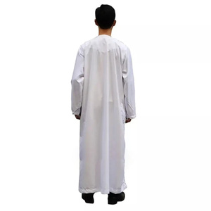 <b>Men</b> Juba Traditional Islamic Muslim Robe Comfortable Long Sleeve Loose Fit Fabric For Daily Wear - Product Image 2
