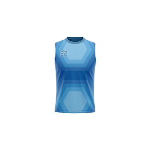 Sudaderas sin mangas sublimadas 7 on 7, uniformes de fútbol americano con bandera 7 on 7, logotipo personalizado, camisetas de compresión para jóvenes. - Product Image 1