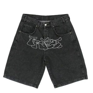 Shorts de Mezclilla para Hombre, Estilo Hip Hop, Corte Holgado, Jeans de Verano con Opciones de Logotipo Bordado Personalizado Disponible - Product Image 4