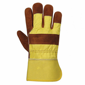 Best Performance Cowhide Split Leather Working Gloves Heavy Duty Hand Protection Safety Construction Durable <b>Top</b> Quality Gloves - Product Image 5