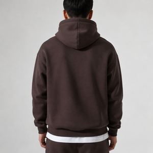 Sweat à capuche pour homme MALVAN ENTERPRISES, en coton de qualité supérieure, coupe classique, doublé, effet délavé, tricoté 300g, détection par aiguille - Product Image 2
