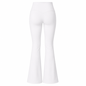 High Quality Wide Leg Yoga Pants Custom Women Workout Butt Lift Yoga Wear Slim Fit Sports <b>Flared</b> Trousers Gym <b>Legging</b> - Product Image 2