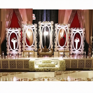 กรอบรูปงานแต่งงาน Eminent Stage Decor ฉากหลังทันสมัยล่าสุด กรอบไฟเบอร์สำหรับเวทีงานแต่งงาน ฉากหลังเวทีงานแต่งงาน Eminent จากสหราชอาณาจักร - Product Image 1