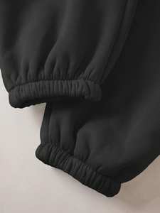 Fabricantes de Ropa Deportiva, Conjuntos de Sudadera y Pantalones de Felpa Francesa de 500 g/m² Personalizados, Ropa de Gimnasio, Conjunto Deportivo de Dos Piezas para Mujer - Product Image 4