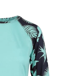 เสื้อเชิ้ตแขนยาวสำหรับเล่นเซิร์ฟและว่ายน้ำผู้ชาย รุ่นใหม่ ผ้าฝ้าย 100% ระบายอากาศได้ดี รับสกรีนโลโก้ เสื้อแรชการ์ดผู้ชาย - Product Image 4