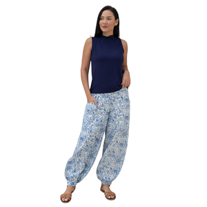 Printed Wide Leg <b>Pants</b> for Women with Comfortable Casual <b>Summer</b> Style - Product Image 3