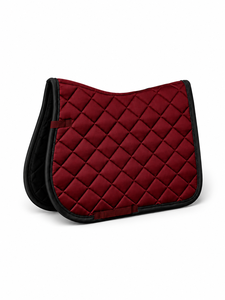BRAND ZONE1995 Tapis de selle sans armature en coton satiné, personnalisé, classique, pour sports équestres, avec doublure en maille hautement matelassée, durable et confortable pour chevaux - Product Image 2