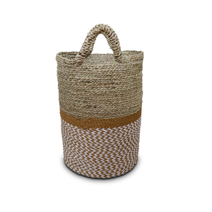 Cesta Redonda Moderna de Mimbre Gubuk Bali con Asa, Juego de 3 Piezas - Almacenamiento de Ropa Multifuncional Ecológico - Product Image 2